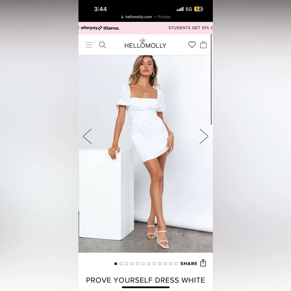 Hello Molly Prove Yourself White NWT - Picture 1 of 2